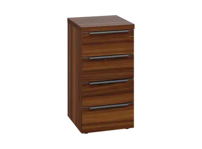 SIN 2 - 44Z kancelářská skříň, 4-zásuvková, 770x400x400, ořech královský